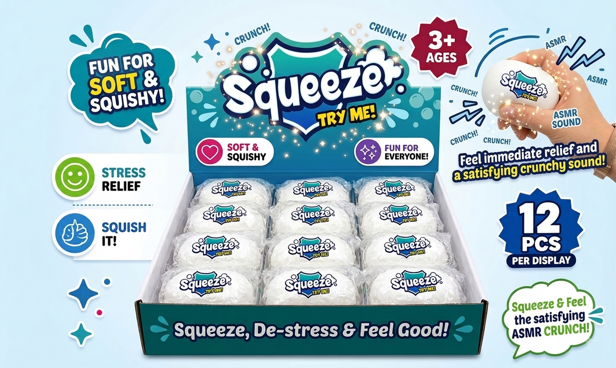 Soap Squeeze ASMR Crunchy Squishy Stress Toy