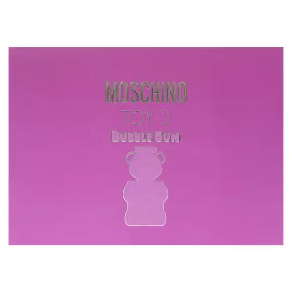 Toy 2 Bubble Gum By Moschino For Women EDT Spray (4pc Gift Set)