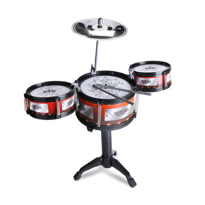 Kids' Toy Drum Set, Realistic Jazz Drum Instrument